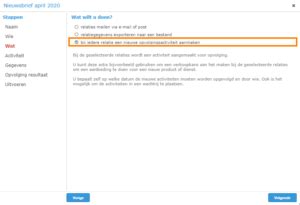 mijn activiteiten verwijderen.
